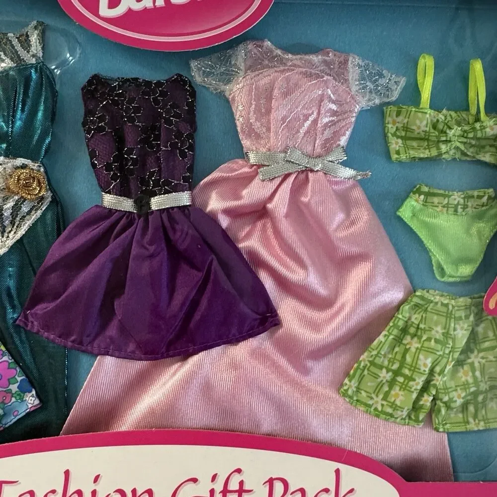Vintage‎ 1998 Mattel Barbie 6 Fashion Gift Pack #68073-72 NIB NOS - RARE!